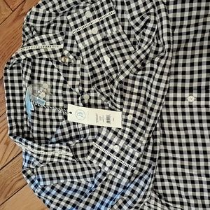 Draper James gingham button down